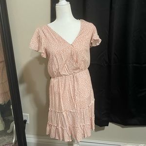 Woman’s floral dress.